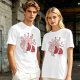 Olive T-Shirt With Krampus And Santa Graphic Print