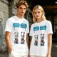 Olive t-shirt with pandas discussing life beyond eating and sleeping
