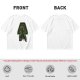 Olive T-shirt with Earth Bender Silhouette Graphic