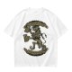 Olive T-shirt with 'I Drink And I Know Things' Lion Beer Graphic