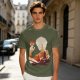Anime Fire Bender Silhouette Graphic T-Shirt
