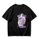 Olive t-shirt with a cute unicorn holding an axe and the text I will cut you into pieces
