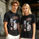 Olive T-shirt with Frankenstein and Bride 'I'm Not Even Frankenstein' Print