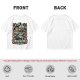Olive green t-shirt featuring The Goblin King tarot-style artwork