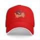 Black Baseball Cap With Funny Anatomy Of The Cat Graphic