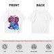 Olive t-shirt with 'Felt Cute' Skeletor graphic print