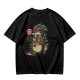 Christmas Totoro at Bus Stop Graphic T-Shirt