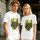 Olive Anime T-Shirt Featuring Chopper and Nakama Text