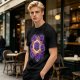 Olive T-Shirt With Glowing Dungeons & Dragons Dice Set Art