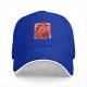 Black Baseball Cap With Red Vintage Warrior Graphic Print
