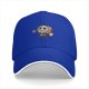Black Baseball Cap With Retro Jason Voorhees Pumpkin Graphic