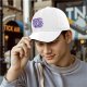 Black baseball cap with 'Down the Witches Road' Halloween themed print