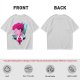 Olive T-shirt with Hisoka Anime Character and Ace of Hearts Print