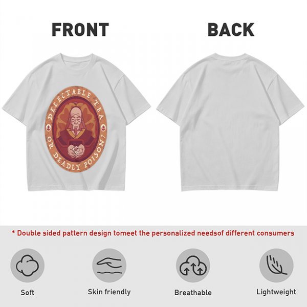 Unisex Graphic Tee Featuring Iroh Delectable Tea Or Deadly Poison Design
