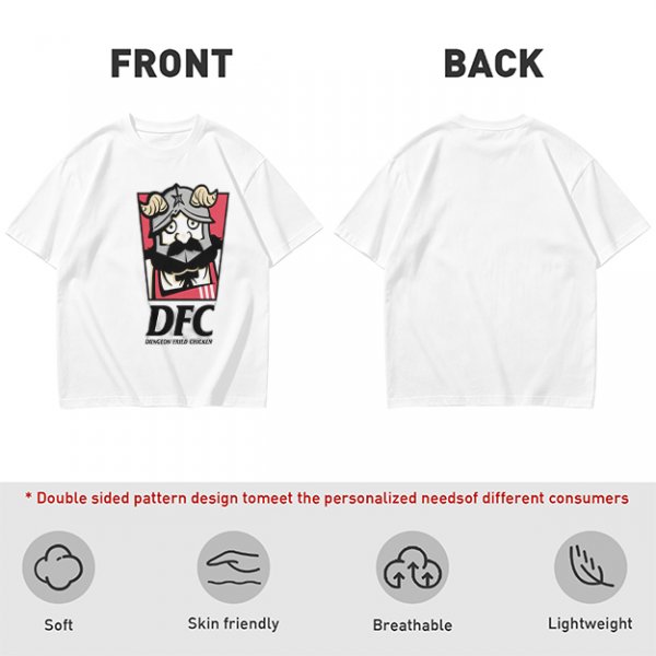 Olive T-Shirt with DFC Viking Graphic Print