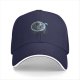 Black Baseball Cap With Cosmic Fetus In Bubble Graphic Design