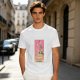 Olive T-Shirt With Ramen Tarot Card Style Graphic Print