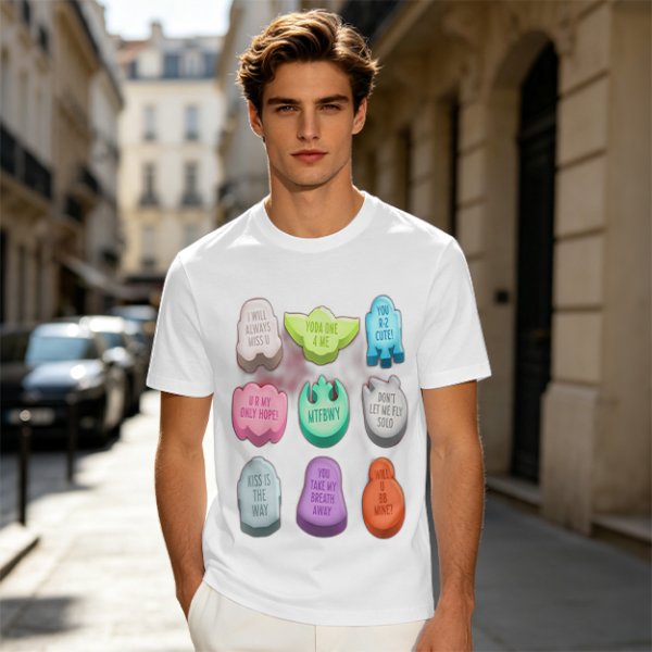 Star Wars Conversation Hearts Graphic Tee