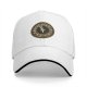 Black baseball cap with vintage clock face graphic