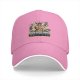Black baseball cap with Hee Hee Man Master of Pop graphic print