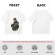 Olive Graphic T-Shirt With The Cult Of Pizza Cat Occult Artwork
