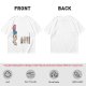 Olive T-Shirt With Uncle Sam Hat And Fast Food Graphic Print