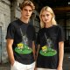 Legend of Zelda Cucco Defeats Link Graphic T-Shirt