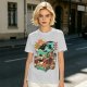 Strong Coffee Club Crow Espresso Machine T-Shirt Art