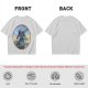 Olive T-Shirt Featuring Skeletor Holding His Havoc Staff