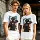 Olive Anime Character Silhouette Graphic T-Shirt