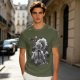 One Piece Luffy Gear 5 Graphic Olive T-Shirt
