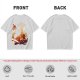 Anime Fire Bender Silhouette Graphic T-Shirt