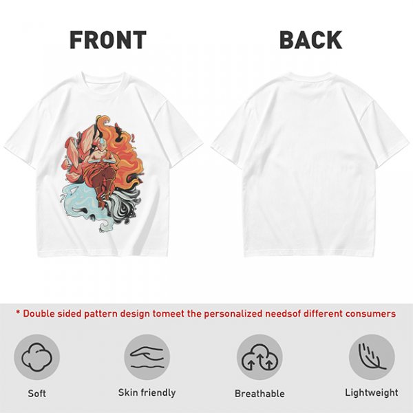 Avatar Aang Element Bending Graphic T-Shirt