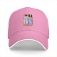 Black Baseball Cap With Funny Cat Couch Killer Tarot Art Print