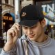 Black Baseball Cap With Avatar Aang Graphic Print