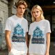 Master of Christmas D20 Dice T-Shirt for RPG Fans