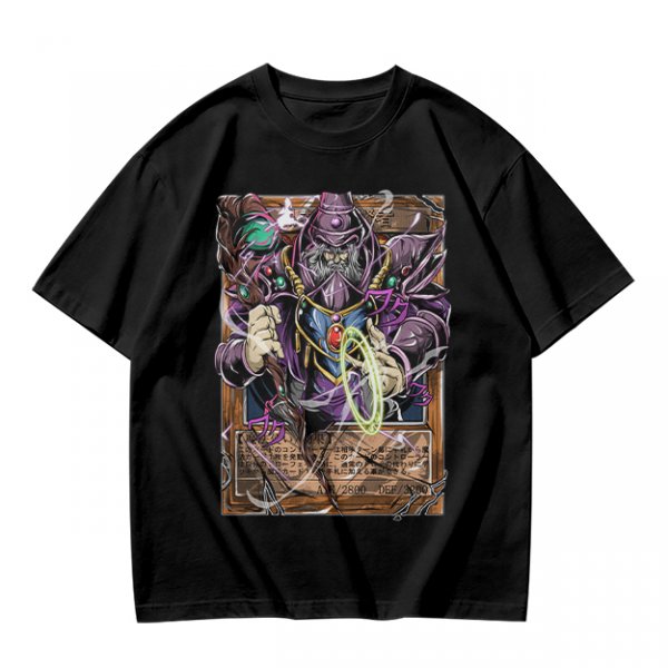Olive T-Shirt Featuring Fantasy Wizard Card Artwork
