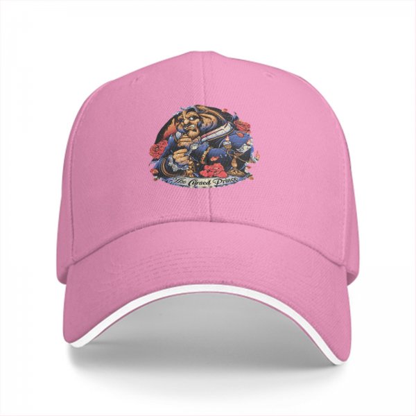 Black Baseball Cap Featuring The Cursed Prince Beast Artwork