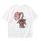 Olive Green T-Shirt With Piranha Plant Graphic Print