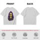 Olive T-Shirt With Skeletor Graphic Print