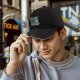 Black Baseball Cap With Mermaid Coffee Lover Graphic Design