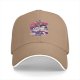 Black baseball cap with local monsters blood donation graphic print