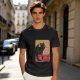 Olive t-shirt with vintage black dragon print design