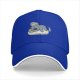 Black baseball cap with sleeping koala and 'nap' graphic