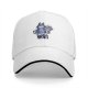 Black Baseball Cap With Cute Husky Holding Pupcakes Art