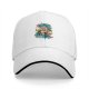 Black Baseball Cap With Colorful Anime Space Character Graphic