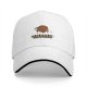Black baseball cap with Ludo Guardian Friend of the Rocks print