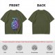 Olive T-Shirt with Devil Fruit Swirl Art Print