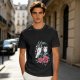 Olive T-shirt with Spirited Away Haku and Chihiro Anime Art Print
