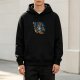 Black Hoodie With Splatter Dice Graphic For Tabletop Gaming Fans